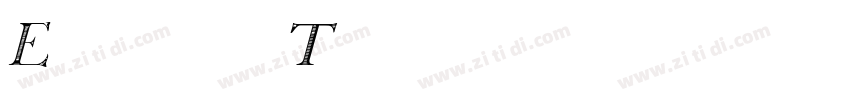 Engraved Thin字体转换 Engraved Thin字体转换
